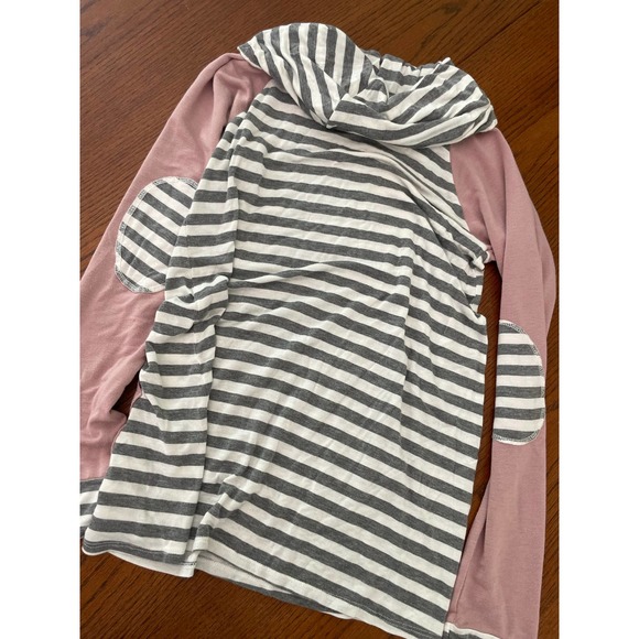 P.S. Kate Striped Sweatshirt Size M - Picture 6 of 6